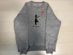 バンクシー　コラボ　スウェットシャツ　裏起毛