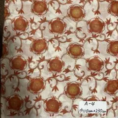 A-4 綿ローン生地 花柄 2m