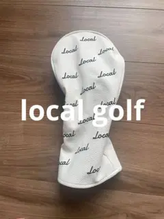 local golf ローカルゴルフ　ドライバー　ヘッドカバー　ホワイト