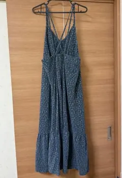 レトロガール　キャミワンピース 花柄 ロング丈