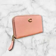 COACH コーチ スモール ジップ アラウンド カード コインケース 상태좋음