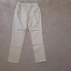 BELLE MAISON ベージュ ゴムウエスト カジュアルパンツ L