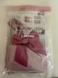 【新品・未使用メゾンドフルールMaison de FLEUR エコバッグ　ピンクのサムネイル