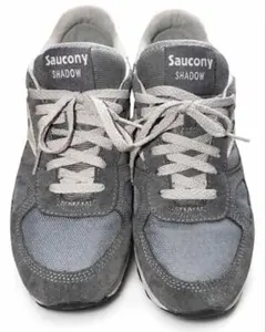 Saucony シャドー 26.5cm メンズ グレー 美品のサムネイル