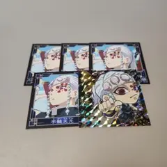 鬼滅の刃　ー ホログラムステッカー　音柱　宇髄天元　5枚セット ー