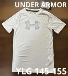 UNDER ARMOR ヒートギア YLG 白 半袖 Tシャツ