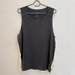 On Tank-T メンズ M ブラック/ライム