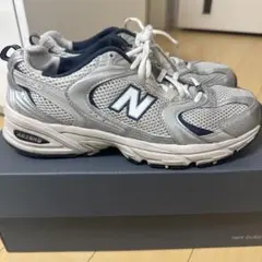 New Balance 530 グレー/シルバー ランニングシューズ