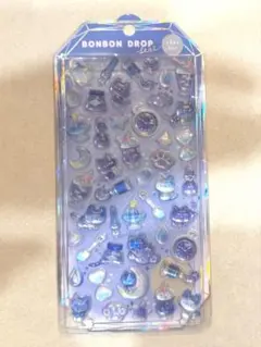ボンボンドロップシール　シャーベット　よるねこ
