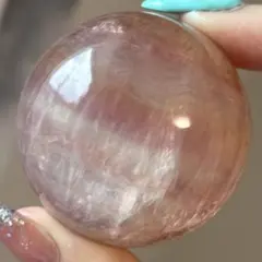 透明感◎ キャンディカラー フローライト スフィア 76g 約35.7mm