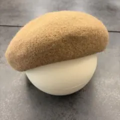 キャメル色　レディースベレー帽　秋冬　帽子