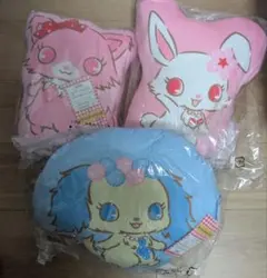 サンリオ　ジュエルペット　 ダイカットクッション　3種セット　jewelpet