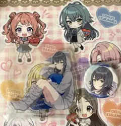 月村手毬　アクリルスタンド　あみあみオンラインくじ　B賞　缶バッジ