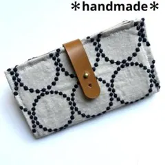 ハンドメイド　コンパクト財布　ミナペルホネンtambourine