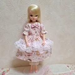 リカちゃんサイズハンドメイドワンピース&ピアスNo.2357 - メルカリ