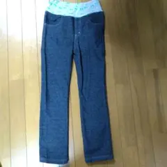 140サイズ ダークブルー 長ズボン　HusHusH