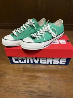 【新品未使用】CONVERSE ALL STAR グリーンスニーカー　箱付き