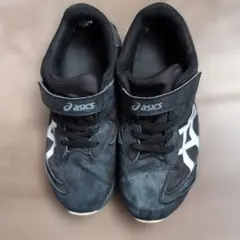 asics キッズ スニーカー ブラック　22cm
