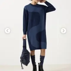 新品　UNIQLO marimekko ラム　クルーネックワンピース　XXL