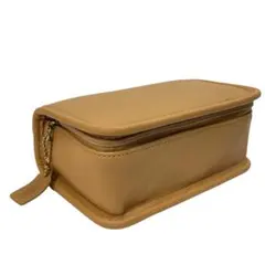 2904 COACH コーチ ポーチ オールド 化粧ポーチ ブラウン レザー