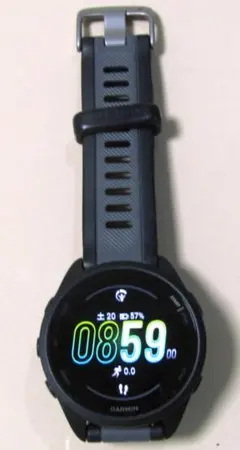 中古 ガーミン Forerunner 165 Black Gray
