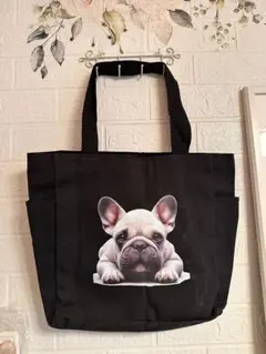 セール中‼️フレンチブルドッグ プリント トートバッグ