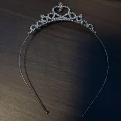 シルバー ハート型 ティアラ 2個セット