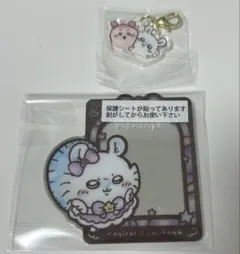 まじかるちいかわ　ステンドグラス風ミラーステッカー　モモンガ