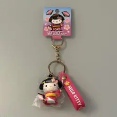 【匿名発送】ハローキティ 立体 キーホルダー 着物