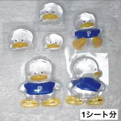 はぴだんぶい　ボンボンドロップシール　第一弾　ペックル　1シート分