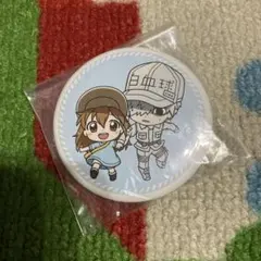 《新品》　はたらく細胞　缶バッジ　白血球　血小板　ガチャガチャ　カプセルトイ