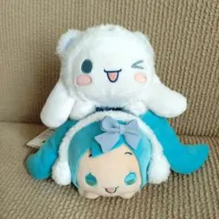 初音ミク シナモロール 寝そべり ぬいぐるみWINTER Ver. 2種セット