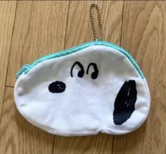 スヌーピー フェイスポーチ 小物入れ 小物ポーチ ボールチェーン平成レトロ 顔