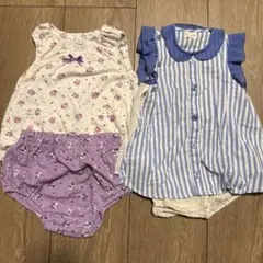 ベビー服 セットアップ、ロンパース 2点セットのサムネイル