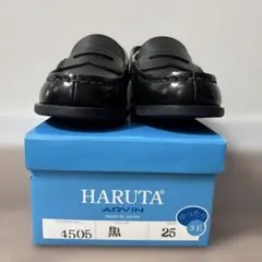 【新品　未使用】HARUTA ハルタ ローファー 4505 黒 25cm 3Eのサムネイル