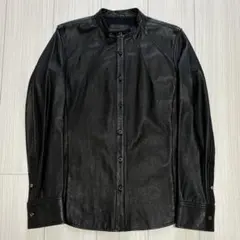 ISAMU KATAYAMA BACKLASH レザー シャツ 鹿革 ディアのサムネイル