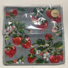 【新品未使用】フェイラータオルハンカチ　ストロベリーフィールド　グレー