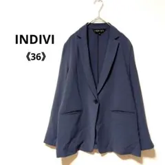 INDIVI インディヴィ テーラード ジャケット S 通勤 オフィス 羽織り