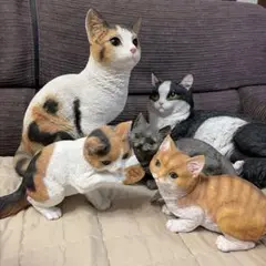 猫 置物 レトロ ビンテージ