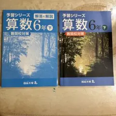 2025年最新】予習シリーズ算数6年難関校対策の人気アイテム - メルカリ