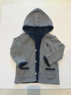 【美品】ラルフローレン　キッズ　アウター　パーカー　フード　リバーシブルパーカー