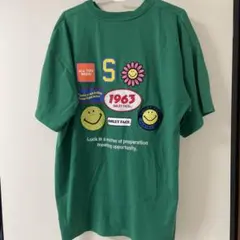 スマイリー　ワッペン　バックプリント　Tシャツ　M ニコちゃんのサムネイル