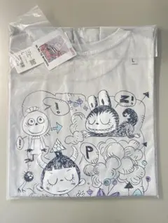 新品タグ付き☆L【ユニクロ】ラブブ グレー 半袖Tシャツ POP MART UT