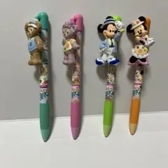 ディズニー　ミッキー&ダフィズ　スプリングボヤージ　ボールペン　４本セット
