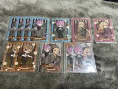 ハピトリ ポップコーン クリアカード　夕陽リリ 家長むぎ　伏見ガク