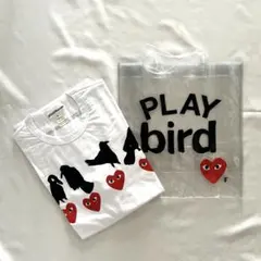 playcommedesgarcons parfums半袖Tシャツ&バッグセット