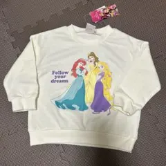 ディズニー　プリンセス　キッズ　トレーナー　90