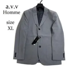 新品 a.v.v Homme テーラードジャケット XL ストレッチ 3B