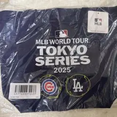 【MLB東京シリーズ2025】限定公式トートバック　ネイビー　新品タグ付