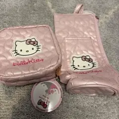 キティ　綿ボディタオル　ヘアブラシ　印鑑ケース　ハンドミラー キティ 綿ボディタオル ヘアブラシ 印鑑ケース ハンドミラー - メルカリ